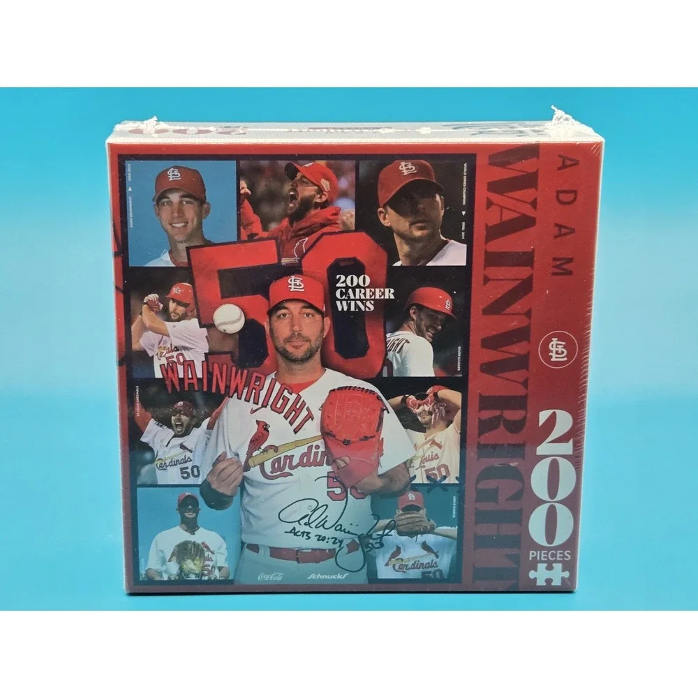 STL Cardinals Adam Wainwright Promotional Puzzle-‎ New and Sealed 200 Pcs MLB